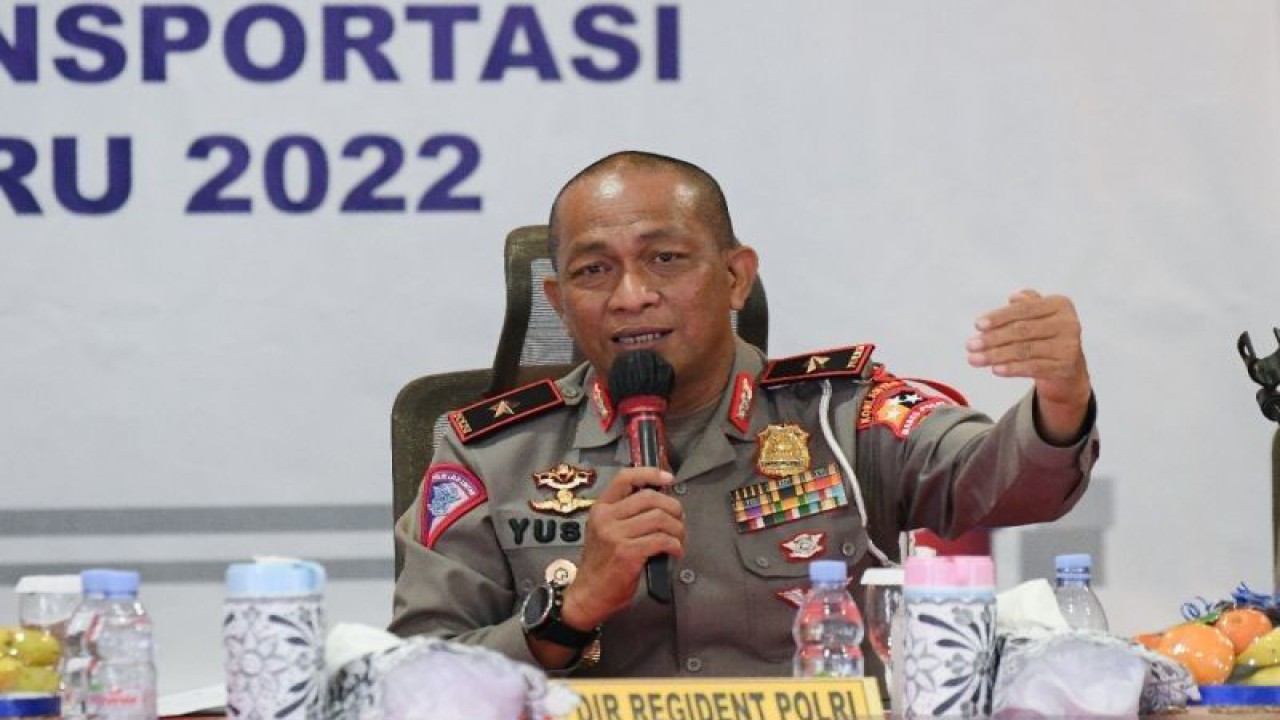 Direktur Regident Korps lalu lintas (Korantas) Polri Brigjen Pol. Yusri Yunus. ANTARA/HO-Humas Korlantas Polri