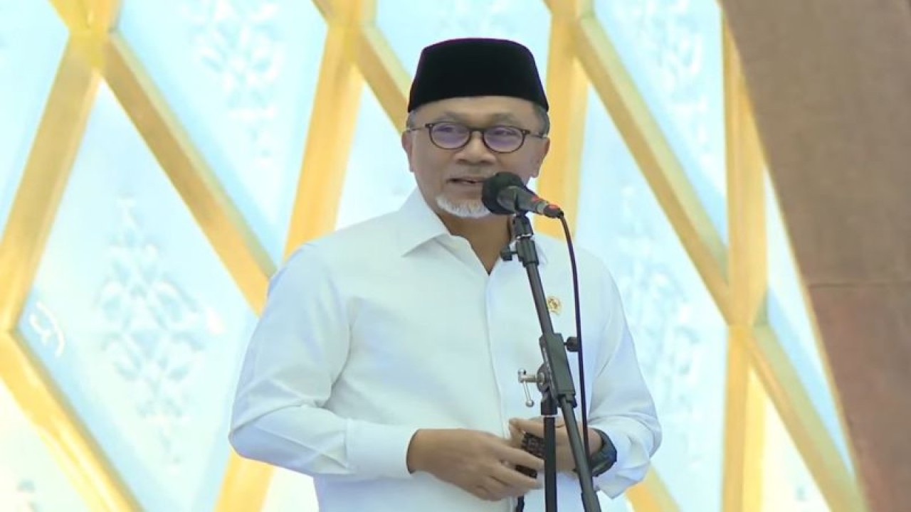 Menteri Perdagangan Zulkifli Hasan. (ANTARA/YouTube/Humas Jabar)