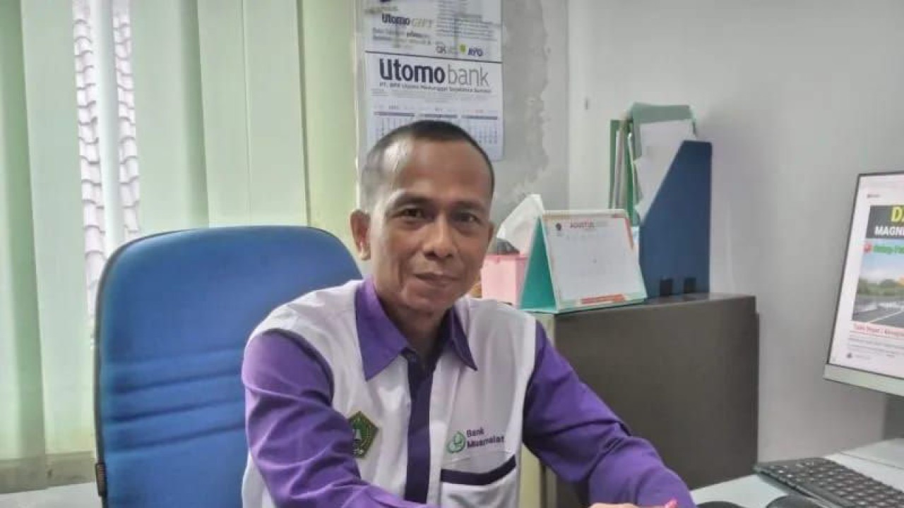 Kasi Haji dan Umroh Kantor Kementerian Agama (Kemenag) Kabupaten OKU, Abdul Muis. (ANTARA/Edo Purmana/23)