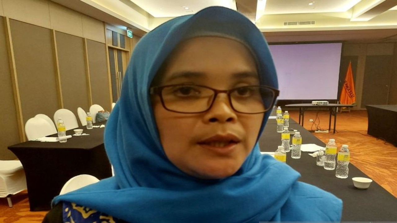 Anggota Bawaslu RI Lolly Suhenty. (ANTARA/Boyke Ledy Watra)