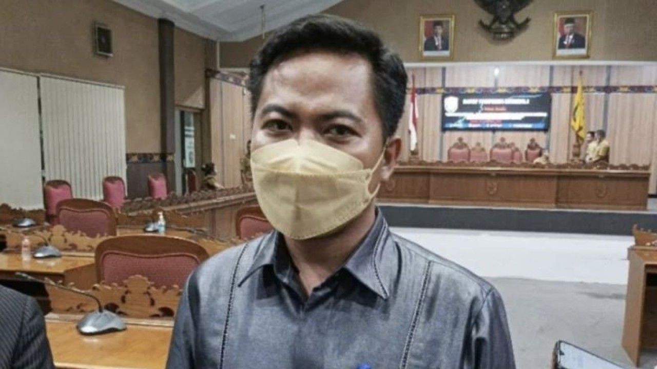 Anggota DPRD Kotawaringin Timur, Riskon Fabiansyah. (ANTARA/Norjani)