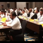 Anggota panitia pemilihan distrik/kecamatan Pemilu 2024 sedang mengikuti pembekalan tugas diselenggarakan KPU Biak Numfor. ANTARA/Muhsidin-1673234292