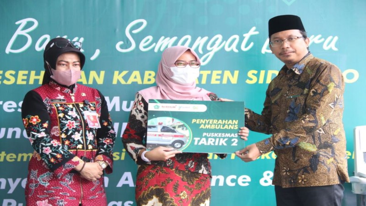 Pemkab Sidoarjo meluncur aplikasi layanan digital Sikuat di puskesmas setempat.(ANTARA/HO-Pemkab Sidoarjo)