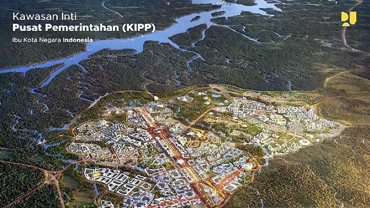 Arsip foto - Desain Kawasan Inti Pusat Pemerintahan IKN Nusantara. ANTARA/HO-Kementerian PUPR/pri.