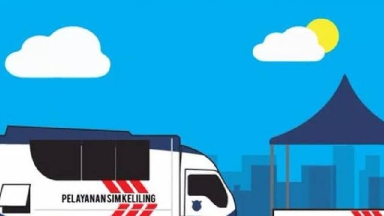 Arsip foto - Ilustrasi layanan SIM Keliling Polda Metro Jaya di Jakarta, Minggu (3/4/2022). ANTARA/Twitter@TMCPoldaMetro