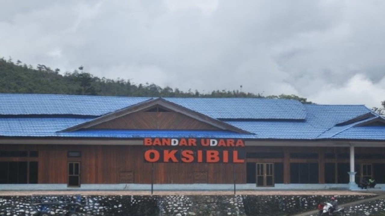 Bandara Oksibil, Kabupaten Pegunungan Bintang. ANTARA/HO/Dokumen Pribadi