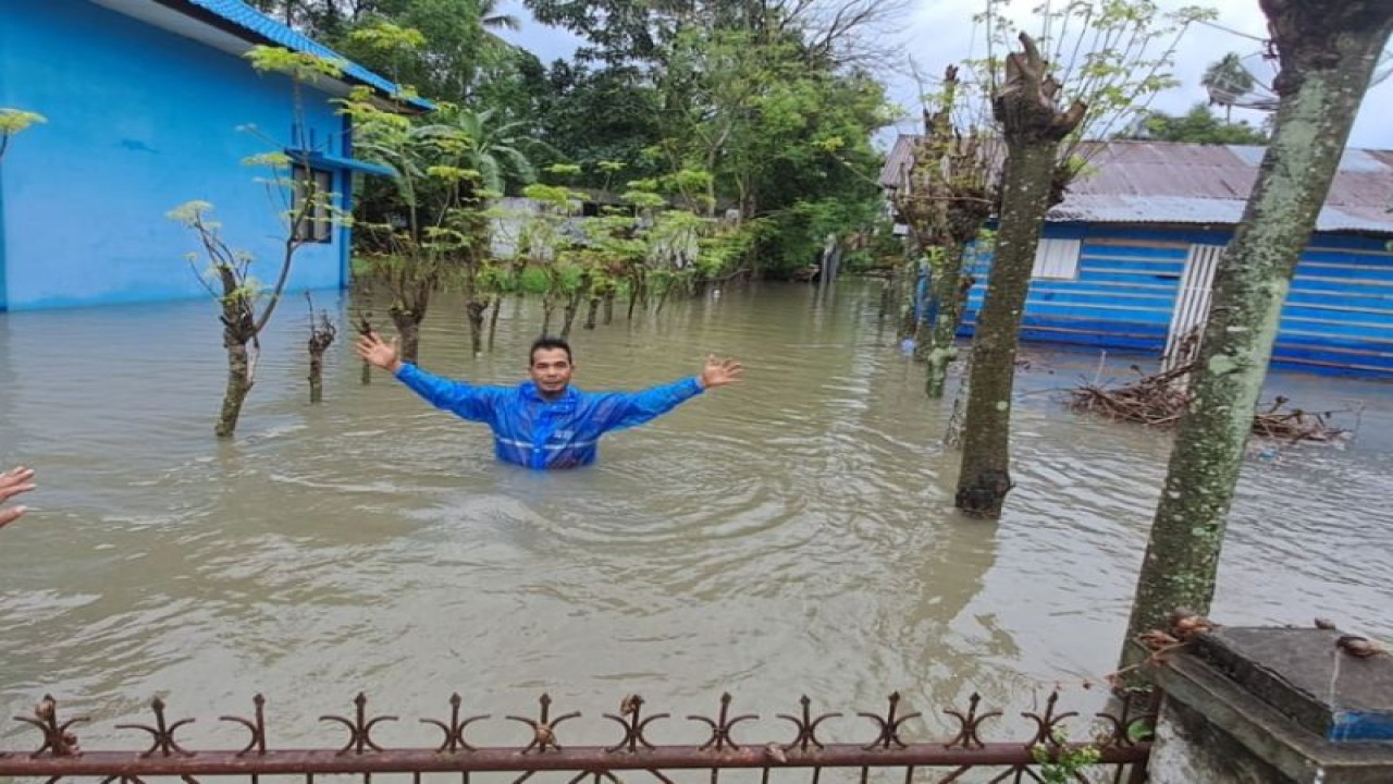 Banjir di Kabupaten Pidie, Aceh. ANTARA/HO-BNPB