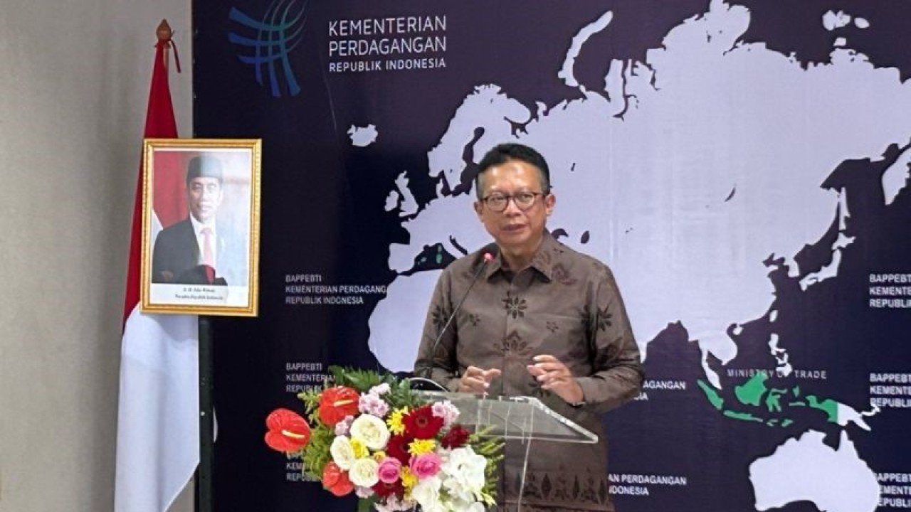 Plt Kepala Badan Pengawas Perdagangan Berjangka Komoditi (Bappebti) Didid Noordiatmoko saat Perumusan Rapat Kerja Buppebti di Jakarta, Jumat (20/1/2023). ANTARA/Maria Cicilia Galuh