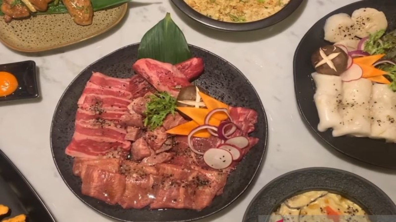 Beberapa menu andalan yang ada di Rumu Private Room Grill (ANTARA/instagram/rumujkt)