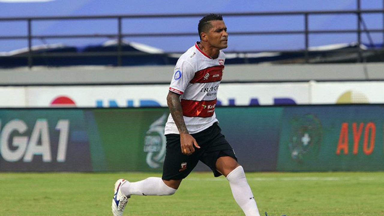 Striker Madura United Alberto "Beto" Goncalves. ANTARA/HO-Madura United FC/am.