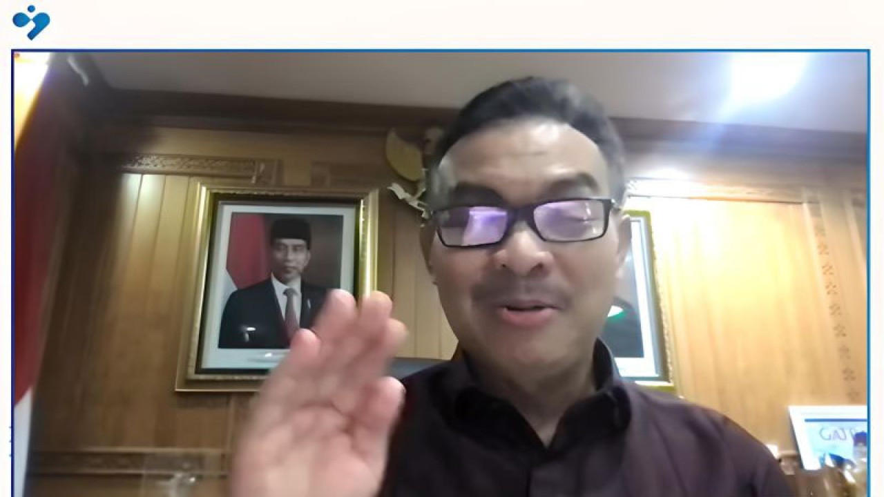 Tangkapan layar Kepala BKKBN Hasto Wardoyo dalam Kick Off Audit Kasus Stunting yang diikuti secara daring di Jakarta, Rabu (18/1/2023). (ANTARA/Hreeloita Dharma Shanti)