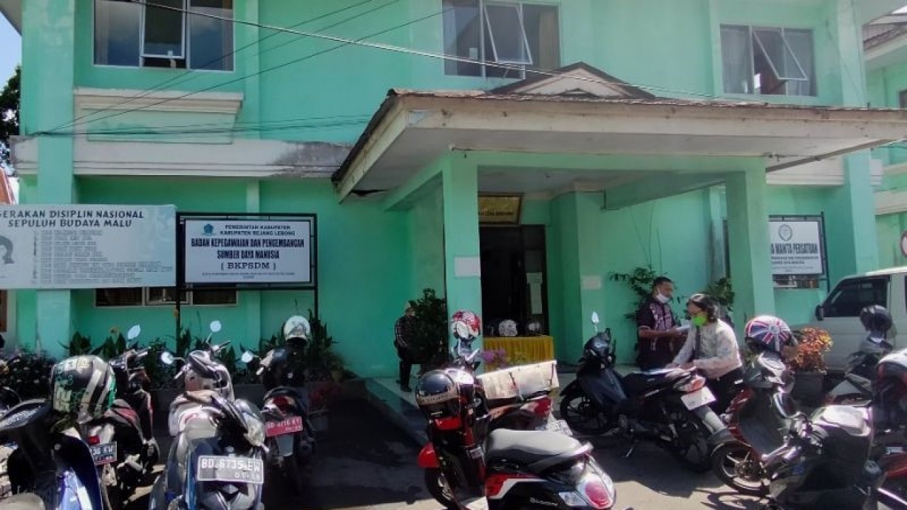 Kantor Badan Kepegawaian dan Pengembangan Sumber Daya Manusia (BKPSDM) Kabupaten Rejang Lebong. dok.ANTARA