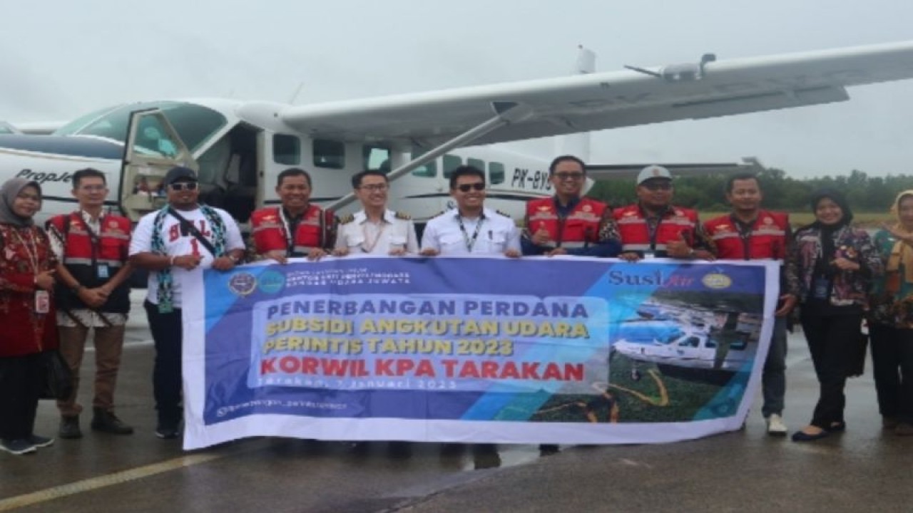 Badan Layanan Umum (BLU) Unit Penyelenggara Bandara Juwata Tarakan meluncurkan Subsidi Ongkos Angkut (SOA) perintis dari APBN tahun 2023 dengan jumlah 16 rute penerbangan di Kaltara dan sebagian Kaltim. ANTARA/HO-Humas Bandara Juwata.
