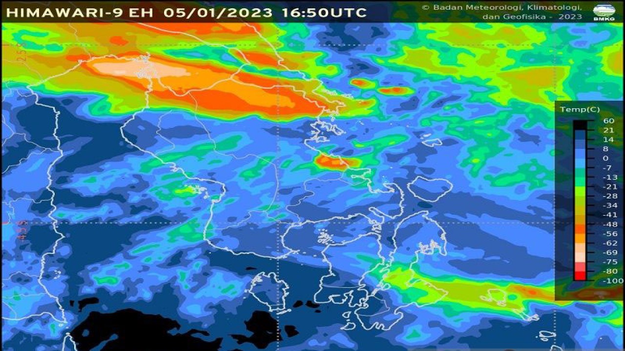 BMKG Kolaka, Sulawesi Tenggara merilis pasang surut air laut di wilayah Kabupaten Kolaka Utara dan Bombana pada tanggal 6 – 8 Januari 2023 mencapai ketinggian 2,1 meter dan terendah 0, 2 meter.   (Foto ANTARA/HO-BMKG Kendari)
