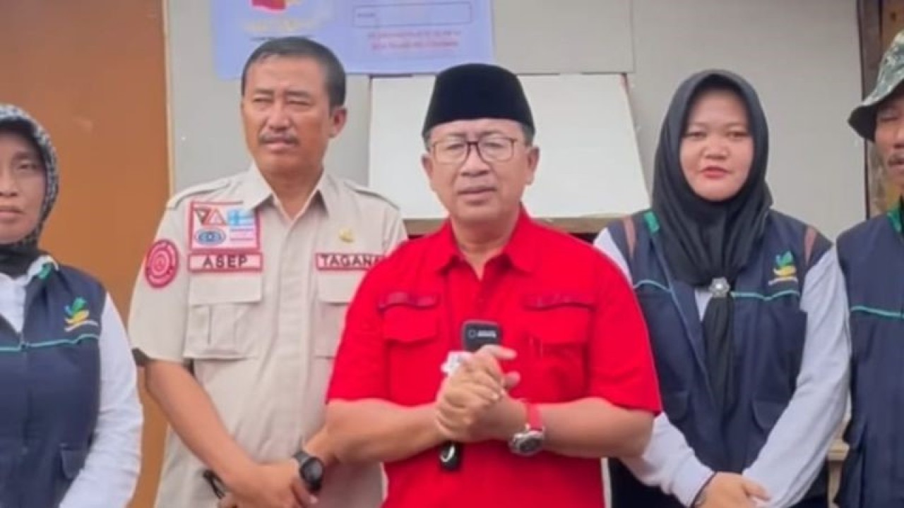 Bupati Cianjur, Jawa Barat, Herman Suherman.(ANTARA/Ahmad Fikri). (Ahmad Fikri)