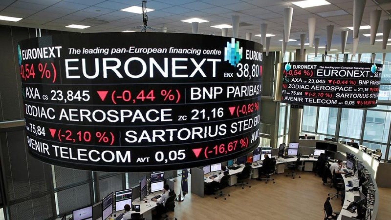 Bursa Saham Paris, Prancis. ANTARA/Reuters/aa.