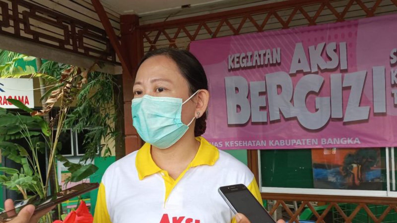 Kepala Dinas Kesehatan Kabupaten Bangka dr Then Suyanti (ANTARA/Kasmono)