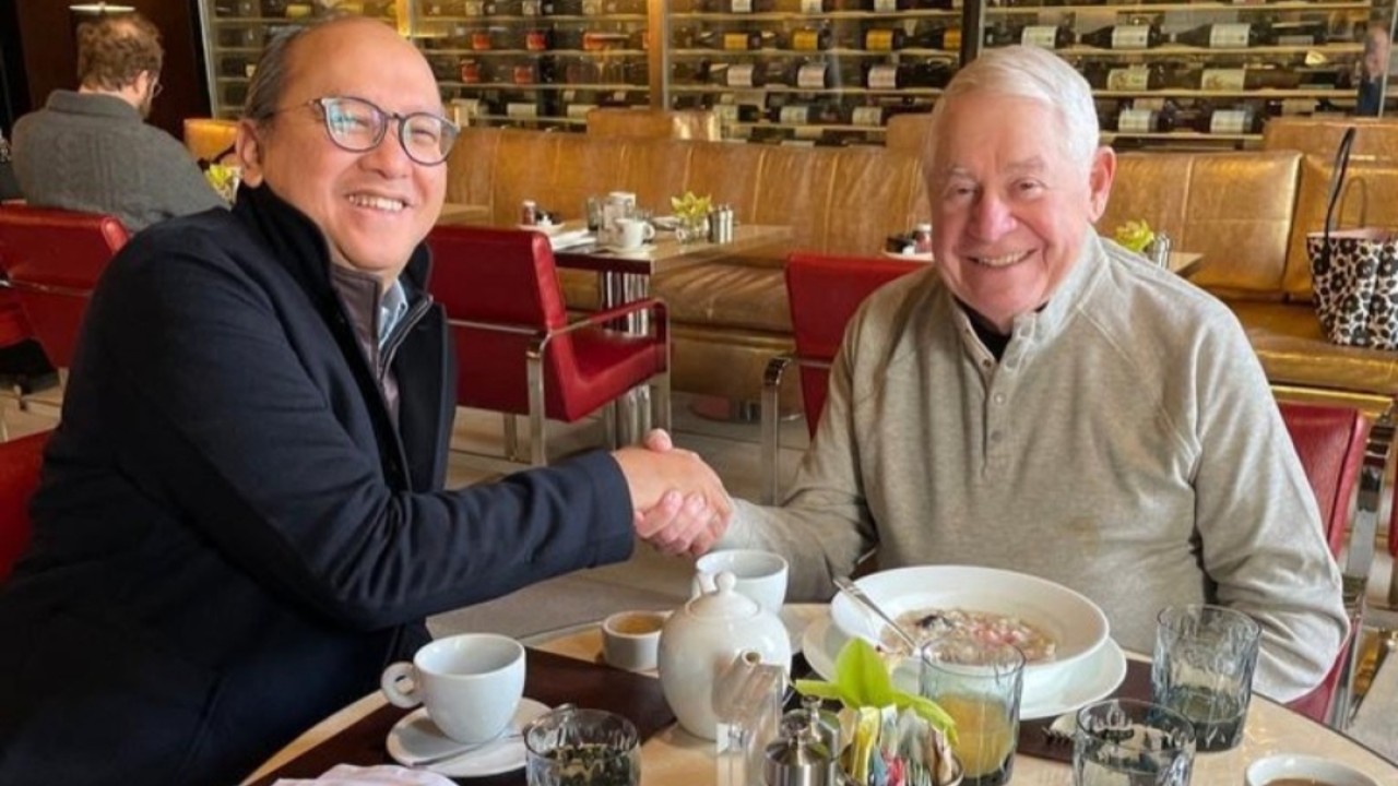 Dubes Rosan dan CEO Freeport Richard Adkerson/Instagram