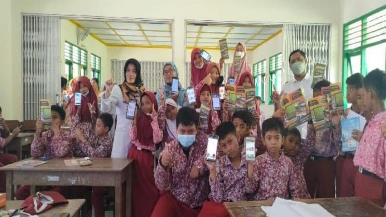 Pelayanan e-Perpusda Gunungkidul. (ANTARA/HO-Dinas Perpustakaan Gunungkidul)