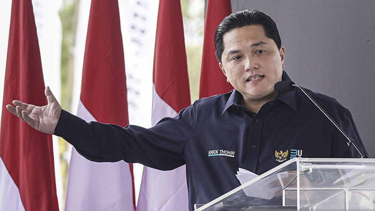 Arsip - Menteri BUMN Erick Thohir. ANTARA FOTO/Dhemas Reviyanto/rwa/pri.