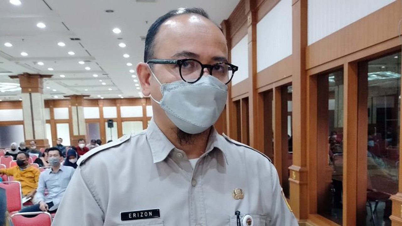 Kepala Suku Dinas Kesehatan Jakarta Barat, Erizon Safari di kantor Wali Kota Jakarta Barat, Selasa (24/1/2023). ANTARA/HO - Pemkot Jakarta Barat/aa.