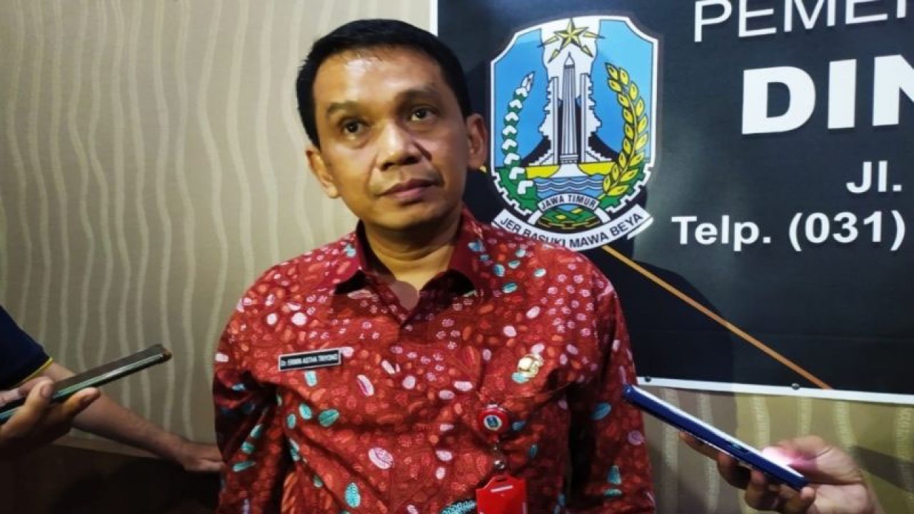 Kepala Dinas Kesehatan Jawa Timur Erwin Astha. (ANTARA/Willi Irawan)
