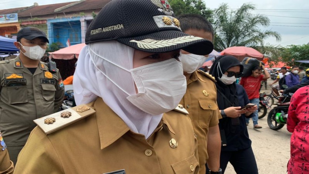 Wakil Wali Kota Palembang Fitrianti Agustinda. ANTARA/Ahmad Rafli Baiduri