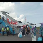 Foto Arsip. Jemaah haji tiba di Bandara Fatmawati Soekarno Bengkulu pada 2022.-1673240219