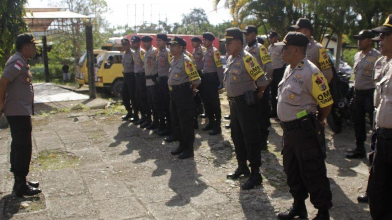 Foto ilustrasi. Aparat Polisi Polres Belu. ANTARA/Kornelis Kaha