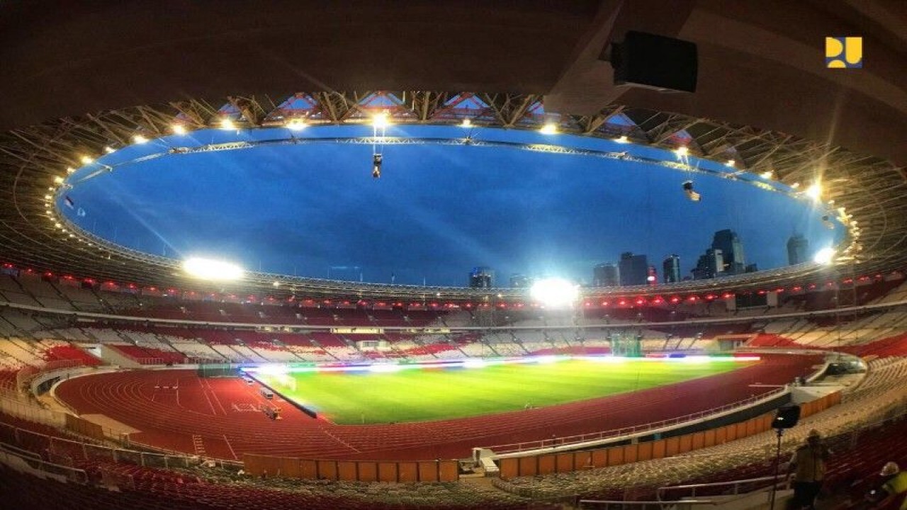 Salah satu venue yang akan digunakan dalam ajang Piala Dunia FIFA U-21 pada tahun 2021 yakni Stasiun Gelora Bung Karno di Jakarta. Dokumentasi Kementerian PUPR