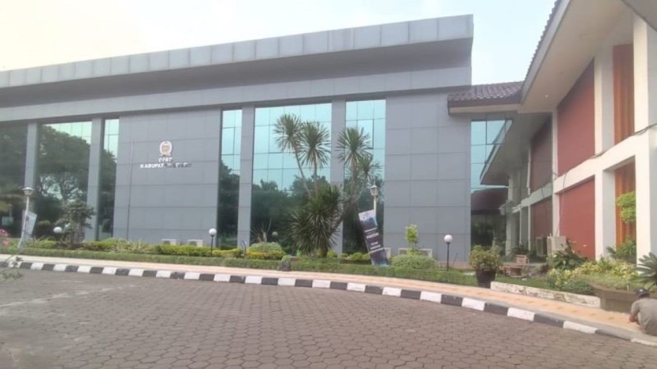 Gedung DPRD, Cibinong, Kabupaten Bogor, Jawa Barat. ANTARA/M Fikri Setiawan