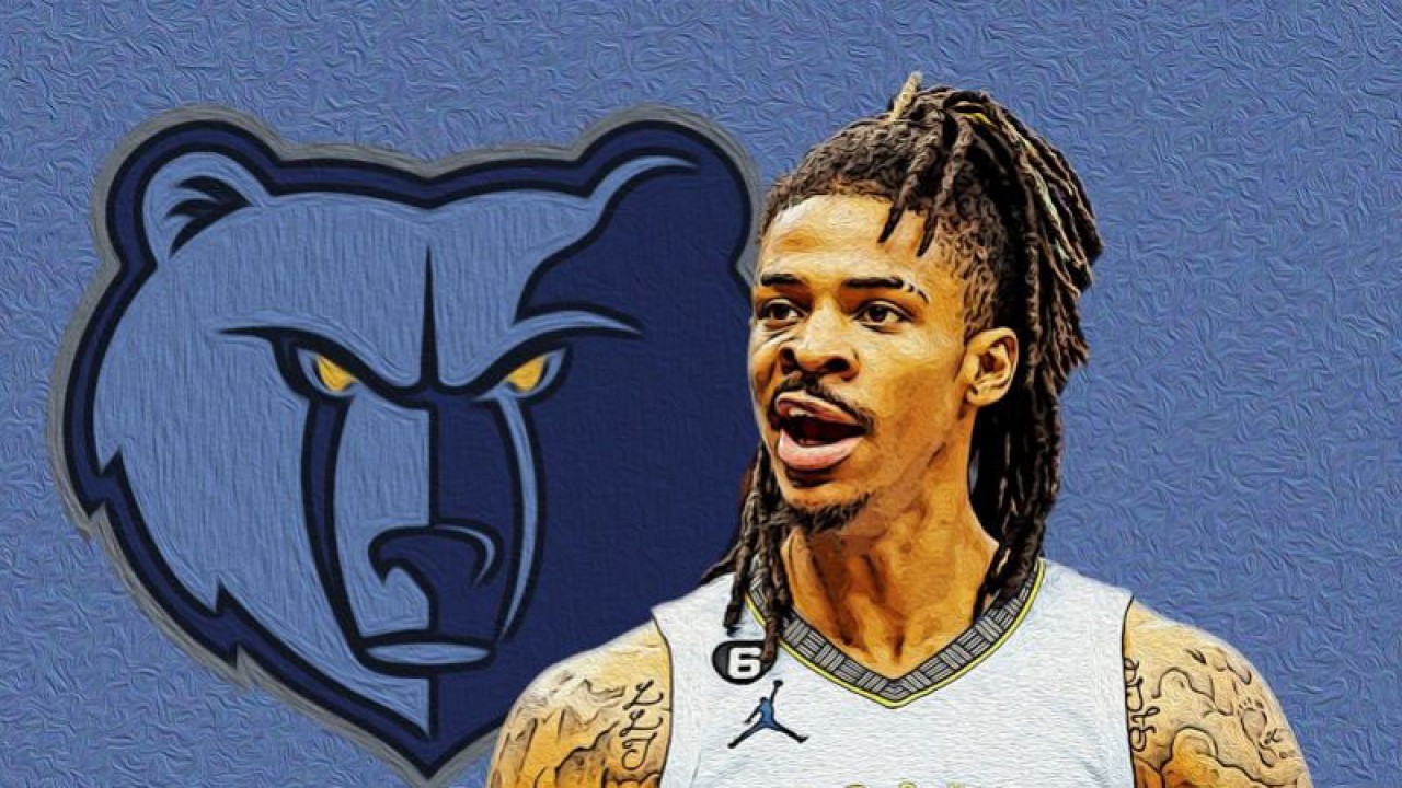 Ilustrasi bintang Memphis Grizzlies, Ja Morant. (ANTARA/Gilang Galiartha)