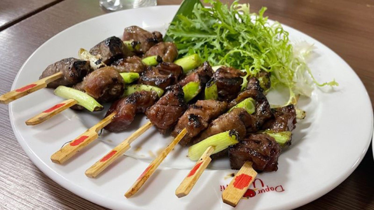 Ilustrasi hidangan Gyukushi pada acara "Lebih Dekat Dengan Nikuplus" di Ajinomoto, Jakarta Utara, Selasa (17/1/2023) (ANTARA/Lifia Mawaddah Putri)