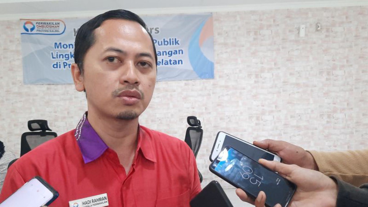 Kepala Perwakilan Ombudsman RI Kalimantan Selatan Hadi Rahman. ANTARA/Firman