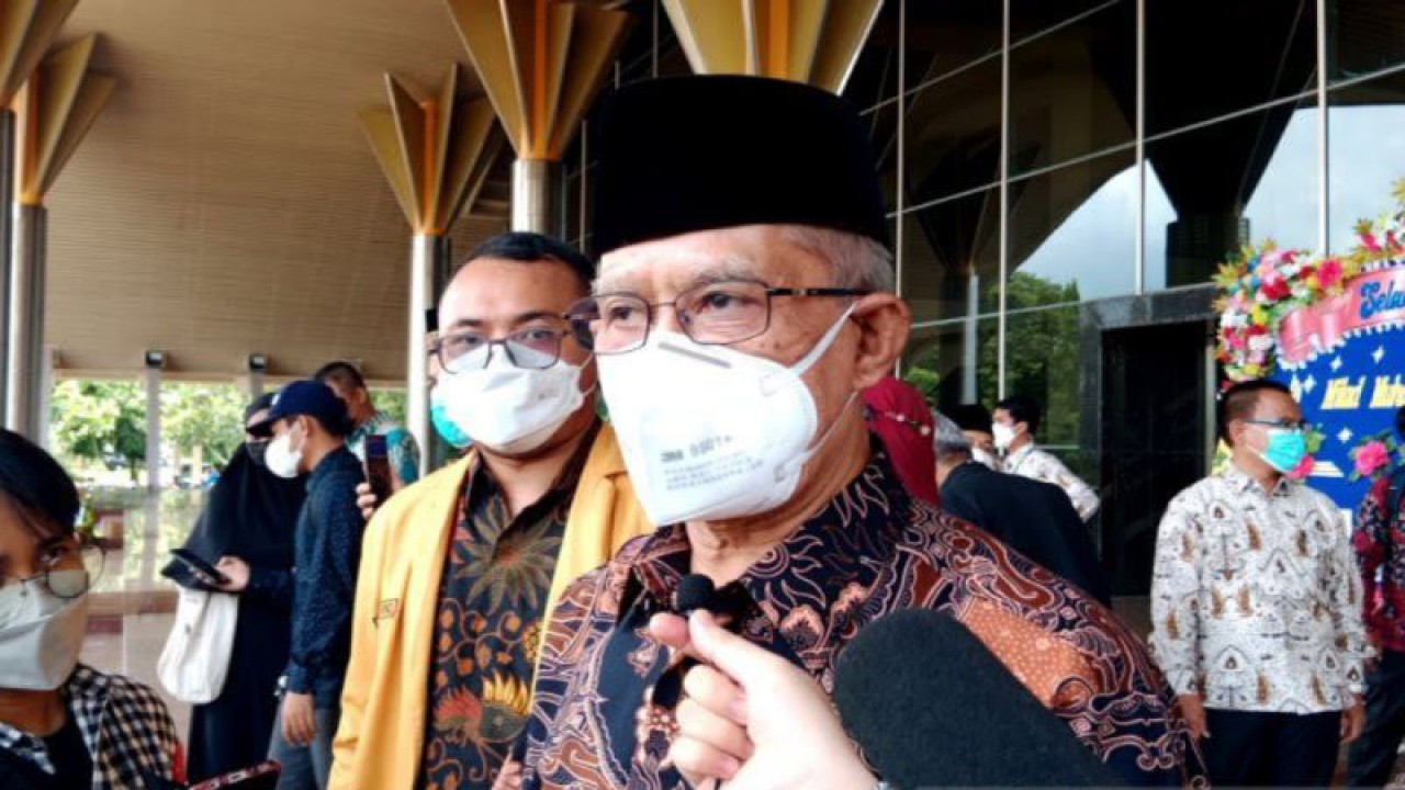 Ketua Umum PP Muhammadiyah Haedar Nashir (ANTARA/Luqman Hakim)