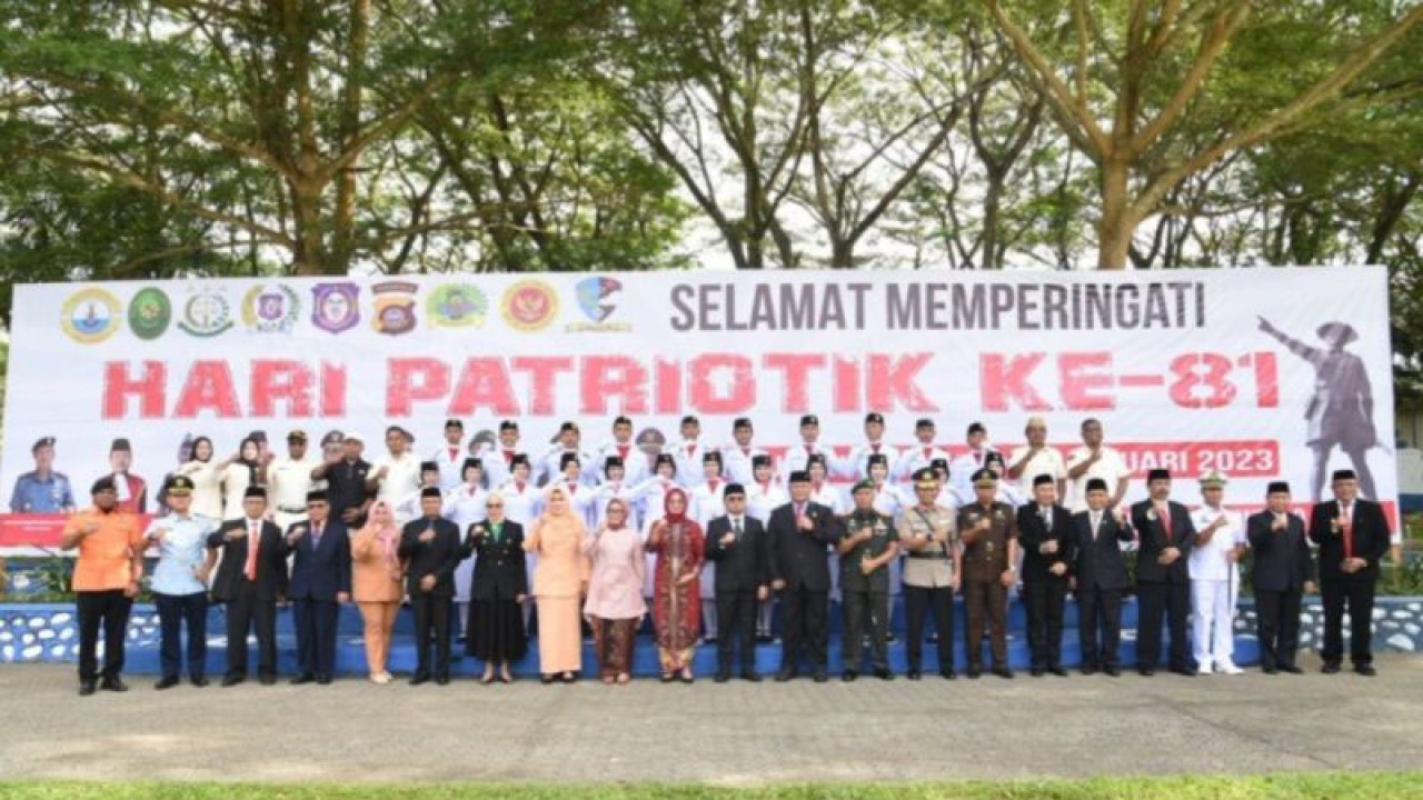 Peringatan Hari Patriotik 23 Januari 1942 oleh Pemerintah Provinsi Gorontalo, digelar di Kabupaten Bone Bolango, pada Senin (23/1/2023). (ANTARA/HO-Humas Pemprov Gorontalo)