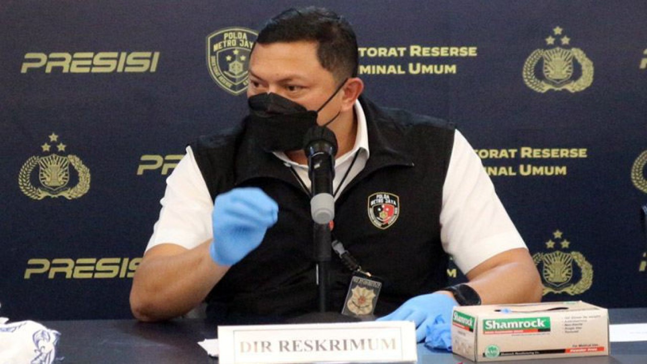 Direktur Reserse Kriminal Umum Polda Metro Jaya Kombes Pol Hengki Haryadi. ANTARA/Fianda Sjofjan Rassat/am.
