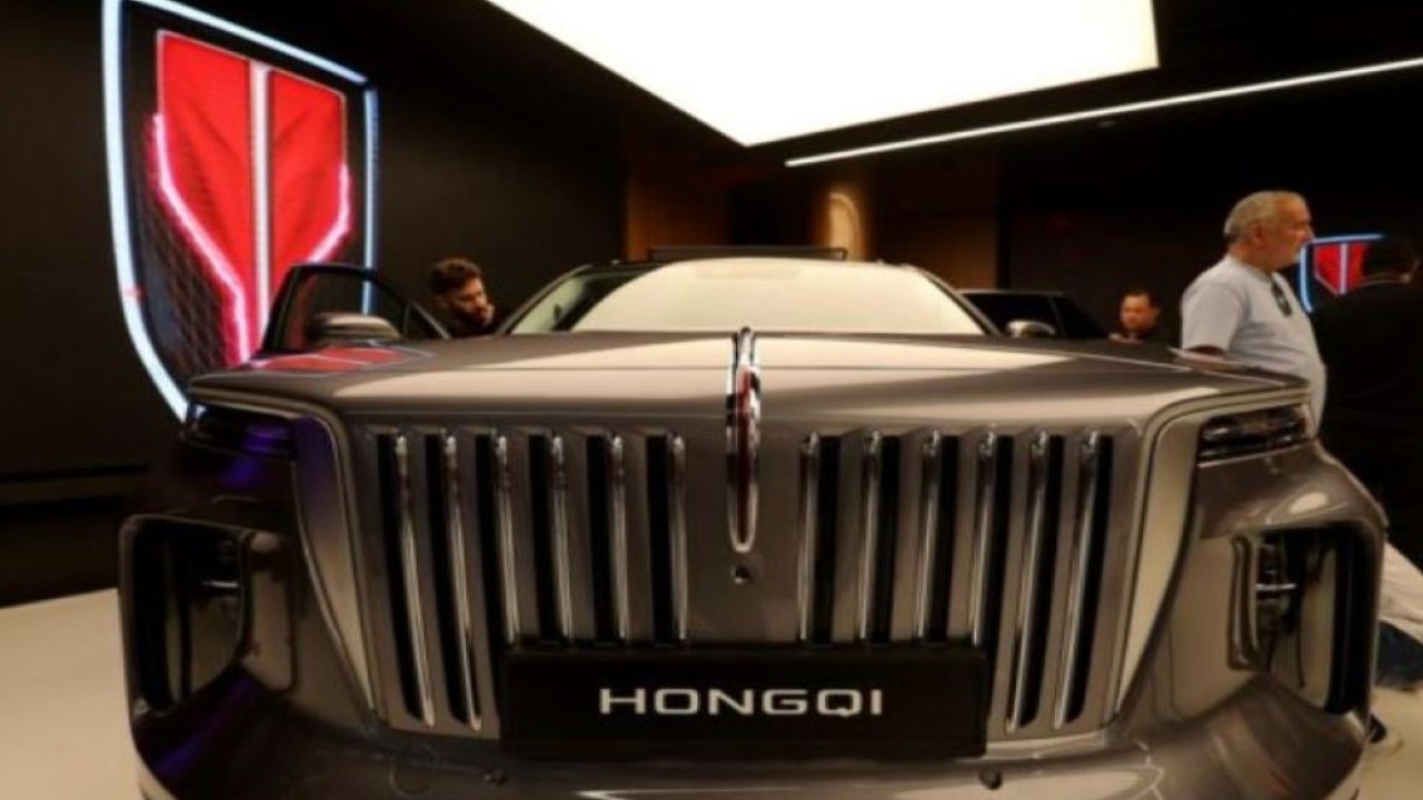 Ilustrasi. Merek mobil mewah China, Hongqi. (Istimewa)