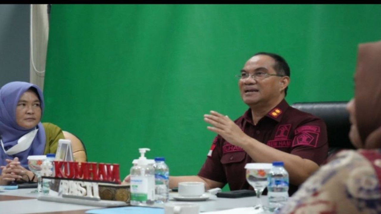 Kakanwil Kemenkumham Sumsel, Ilham Djaya. (ANTARA/Yudi Abdullah/23)