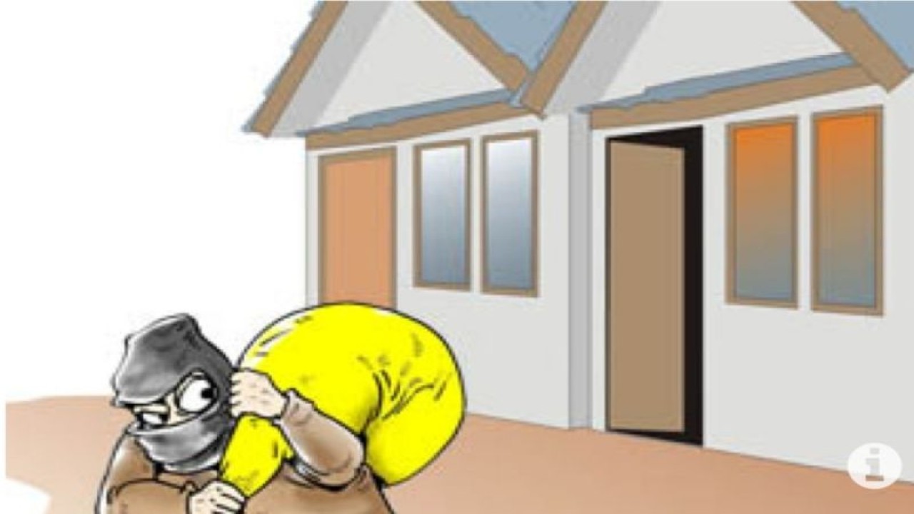 Ilustrasi - Pembobolan rumah oleh pencuri (Ilustrasi/HO)