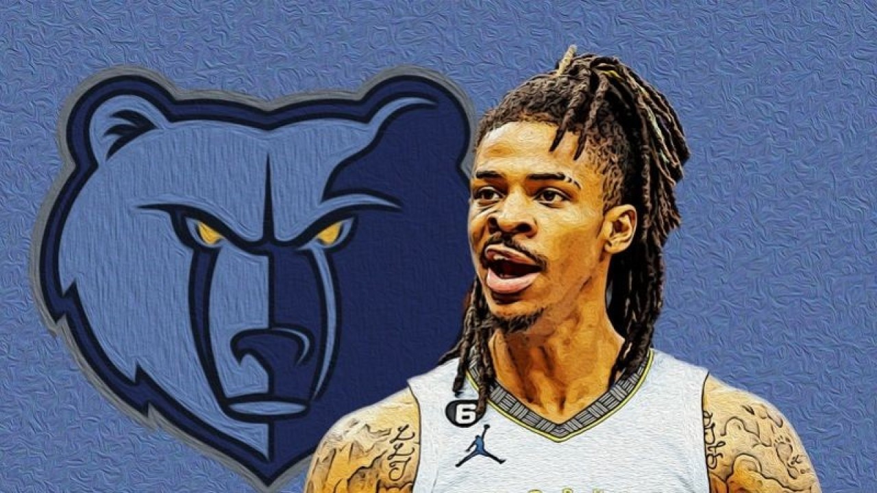 Ilustrasi bintang Memphis Grizzlies, Ja Morant. (ANTARA/Gilang Galiartha)