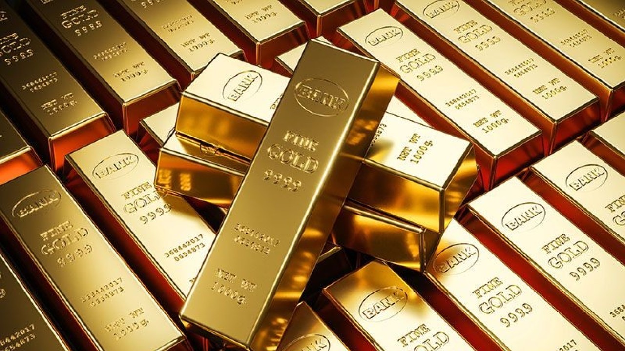 Ilustrasi - Emas murni 99,9 persen batangan. ANTARA/Shutterstock/aa.