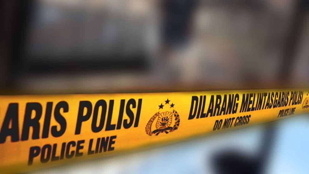 Ilustrasi garis polisi di tempat kejadian perkara/ist