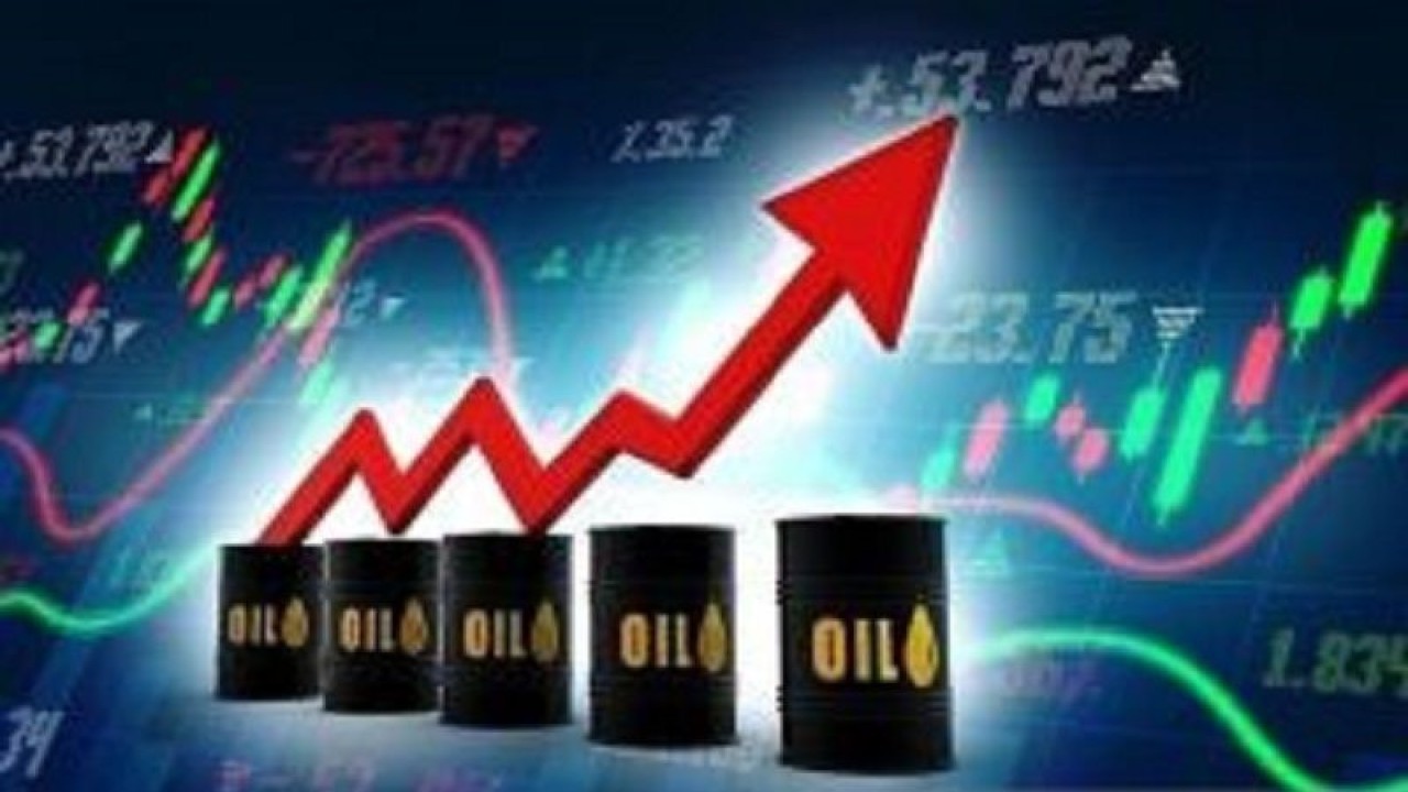 Ilustrasi - Harga minyak naik, grafik panah tumbuh. ANTARA/Shutterstocks/aa
