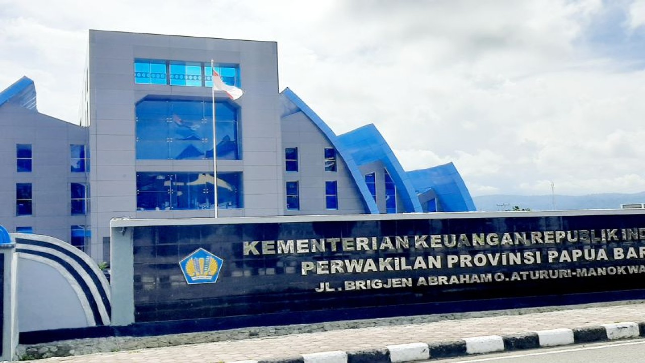 Ilustrasi - Kantor Kanwil DJPb Papua Barat. ANTARA/HO-Fransiskus Salu Weking