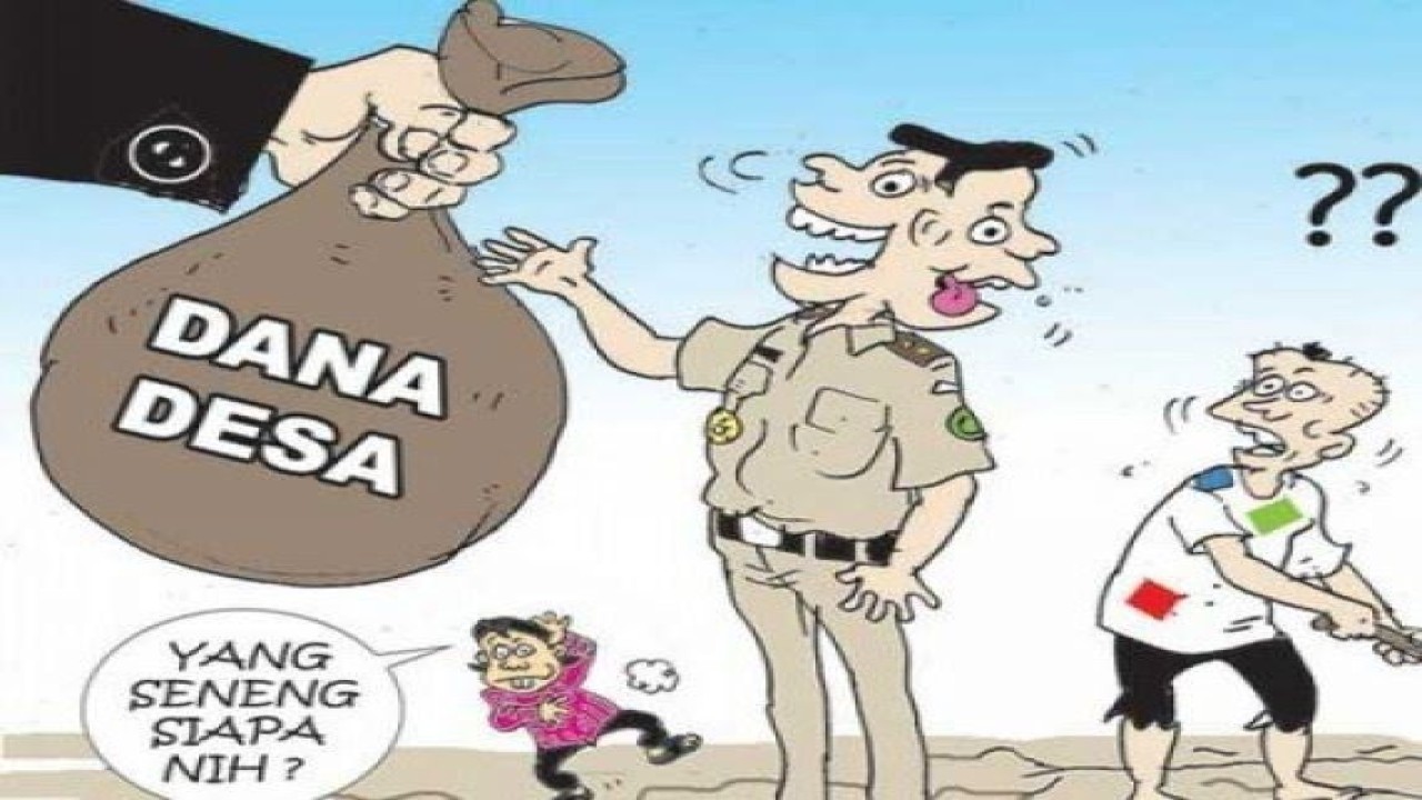 Ilustrasi korupsi dana desa. ANTARA