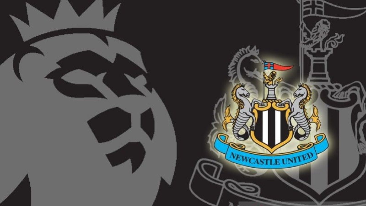 Ilustrasi logo klub sepak bola Inggris, Newcastle United. (ANTARA/Gilang Galiartha)