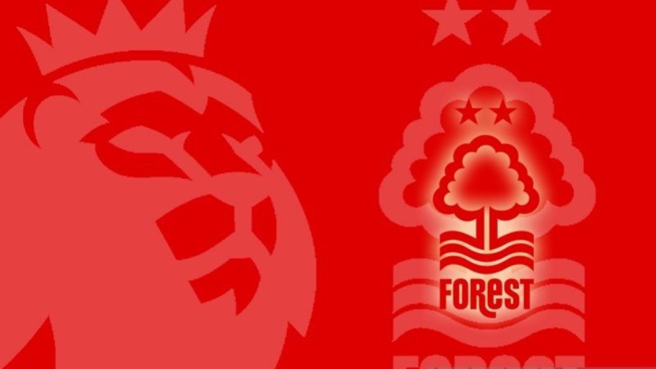 Ilustrasi logo klub sepak bola Inggris, Nottingham Forest. (ANTARA/Gilang Galiartha)