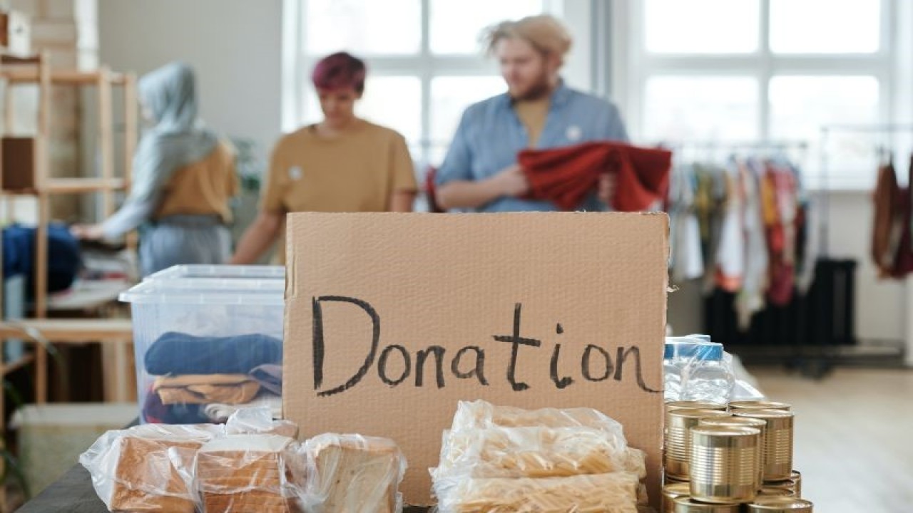 Ilustrasi pengumpulan dana dengan donasi