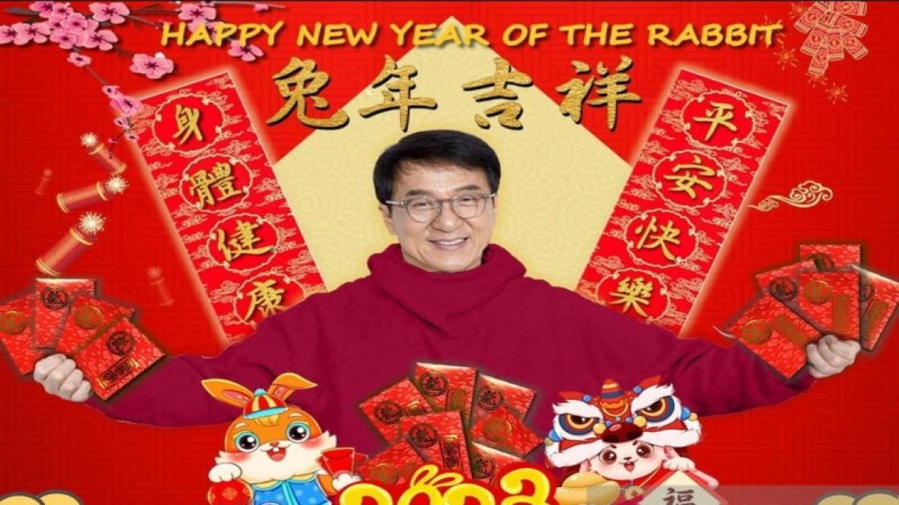 Jackie Chan adakan undian angpao untuk para penggemarnya di Tahun Baru Imlek 2023 ((ANTARA/instagram/jackiechan)